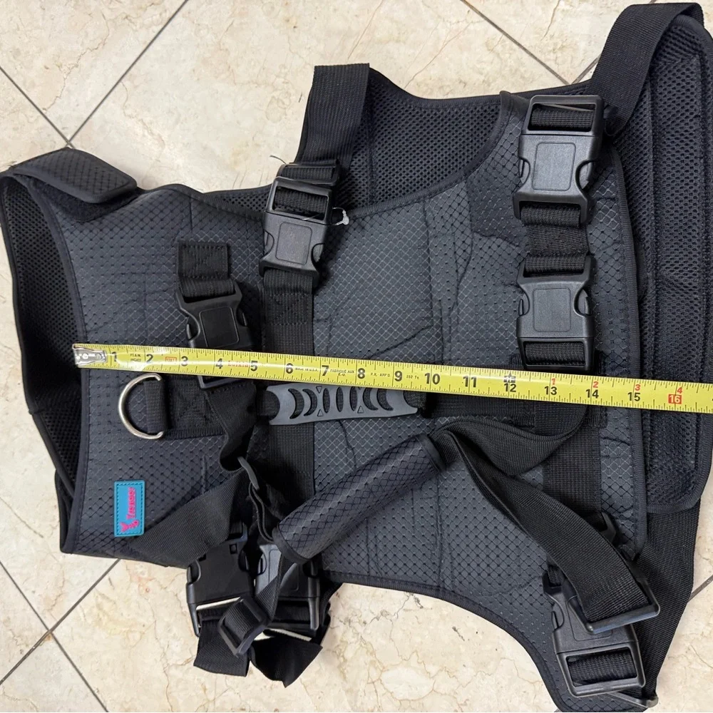 Yrenoer XL Black Rehabilitation Tactical Dog Harness
